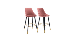 Pink Color Davan Bar Stool