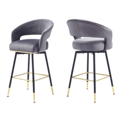 Grey Mixoy Bar Stool