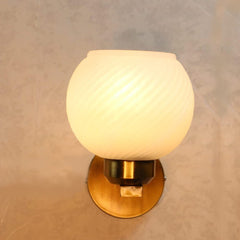 Square Post in Antique Wall Light