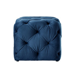 Square Tufted Velvet Ottaman/Poufee Stool