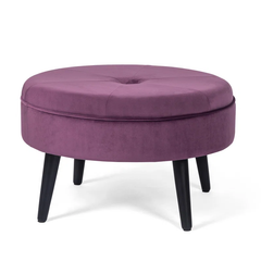 Micky Velvet Ottoman/Poufee Stool