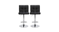 Black Color Gerrilyn Swiel Adjustable Bar Stool