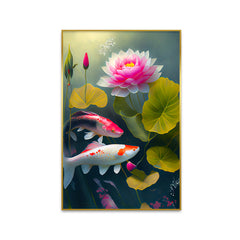 Abstract Design Fish Canvas Printed Wall Paintings 4