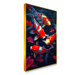 Abstract Design Fish Canvas Printed Wall Paintings 3