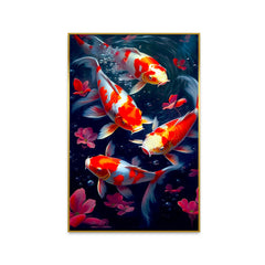 Abstract Design Fish Canvas Printed Wall Paintings 3