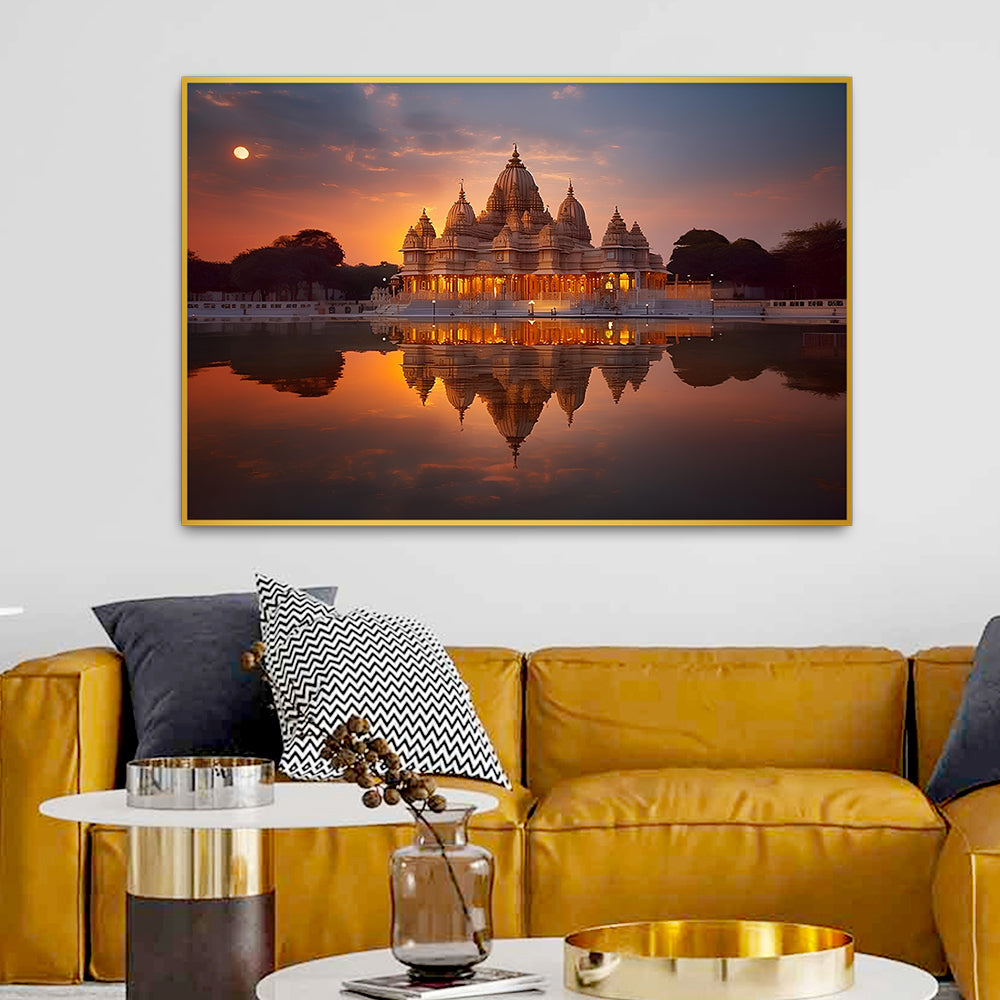 Elegant Ram Janmabhoomi Canvas Print Wall Art & Paintings