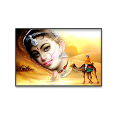 Beautiful Banjara Beauty Indian Women Canvas Printed Wall Paintings & Arts