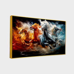 Beautiful  Running Horses Canvas Wall Paintings & Arts