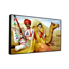 Modern Rajasthani Culture Canvas Printed Wall Paintings & Arts