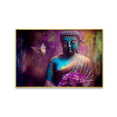 Peaceful Buddha Canvas Wall Paintings