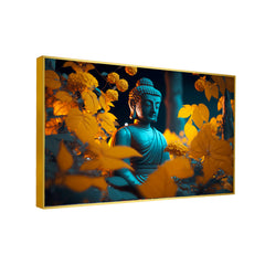 A Buddha Portrait Canvas Wall Paintings