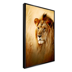 Beautiful Lion Face Canvas Printed Wall Paintings & Arts