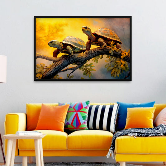 Beautiful Tortoises Saint Sans Carnival Of The Animals Wall Paintings & Arts