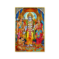 Beautiful Ram Darbar Canvas Print Wall Paintings