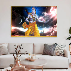 Glorious Shri Ram With Bow Wall Art & Paintings