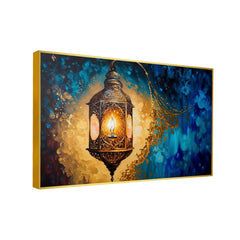 Beautiful Islamic Lantern Fantasy Old Paper Wall Paintings & Wall Art