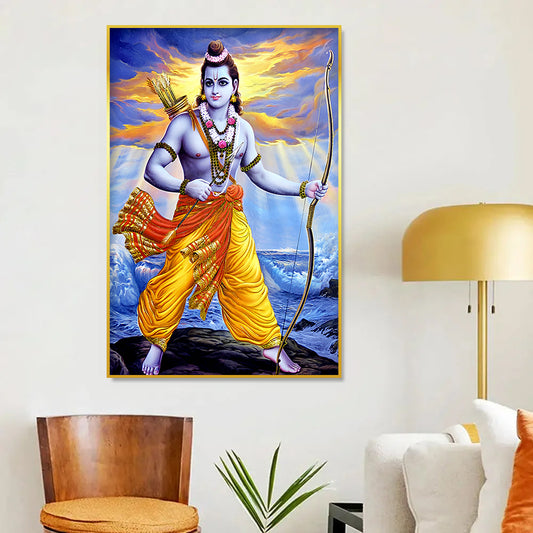 Beautiful Shri Ram Canvas Wall Arts & Paintings