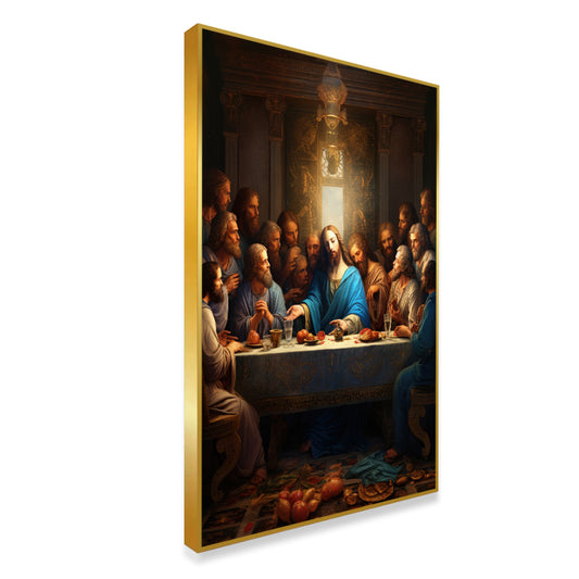 Jesus Christ Last Supper Modern Art Cansvas Wall Paintings