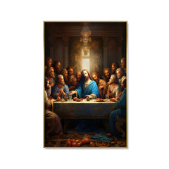 Jesus Christ Last Supper Modern Art Cansvas Wall Paintings