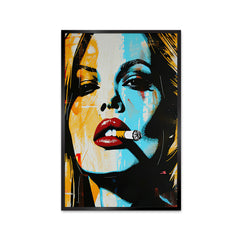 Beautiful Abstract Faces Set Aesthetic Wall Paintings & Arts