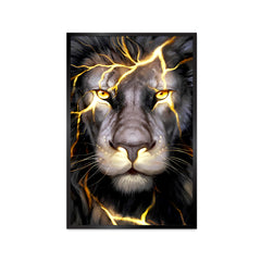 Beautiful Light Lion Aesthetic Wall Paintings & Arts