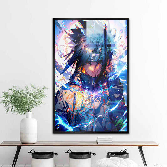 Sasuke From Naruto Anime Wall Canvas Painting 1