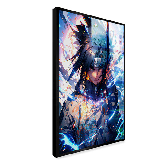 Sasuke From Naruto Anime Wall Canvas Painting 1