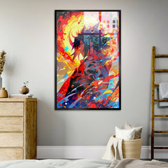 Sasuke From Naruto Anime Wall Canvas Painting 2