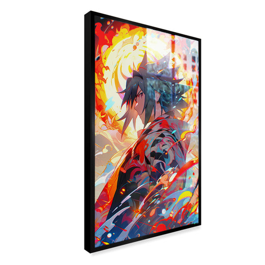 Sasuke From Naruto Anime Wall Canvas Painting 2