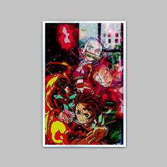 Demon Slayer Characters Anime Wall Canvas Paintings 19