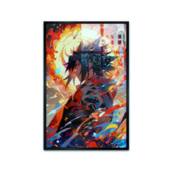 Sasuke From Naruto Anime Wall Canvas Painting 2