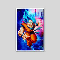 Goku From Dragon Ball Z Anime Wall Canvas Painting 2