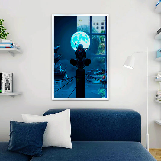 Itachi From Naruto Anime Wall Canvas Painting 1