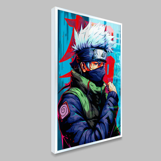 Kakashi From Naruto Anime Wall Canvas Painting 1