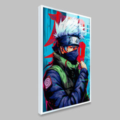 Kakashi From Naruto Anime Wall Canvas Painting 1