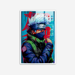 Kakashi From Naruto Anime Wall Canvas Painting 1