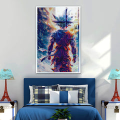 Goku From Dragon Ball Z Anime Wall Canvas Painting 4