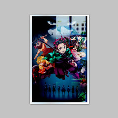 Demon Slayer Characters Anime Wall Canvas Paintings 11