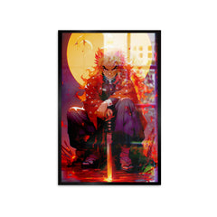 Rengoku From Demon Slayer Character Anime Wall Canvas Painting 2