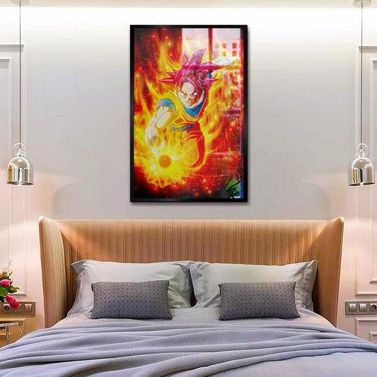 Goku From Dragon Ball Z Anime Wall Canvas Painting 6