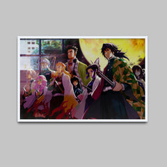 Demon Slayer Characters Anime Wall Canvas Paintings 8