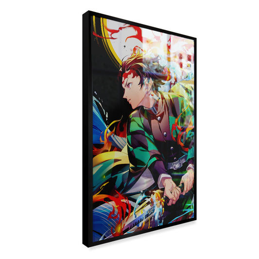 Tanjiro From Demon Slayer Character Anime Wall Canvas Painting 1