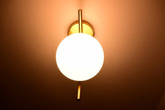 Antique Gold L-Shaped Modern Wall Light