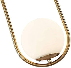 Big Capsule Shaped Single Globe Golden Hanging Light