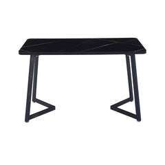 Nova Black Metal Dining Table