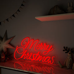 Merry Christmas Text LED Neon Light (Available in Multiple Colors)