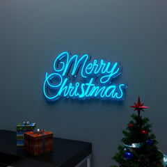 Merry Christmas Text LED Neon Light (Available in Multiple Colors)