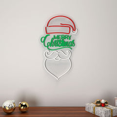 Merry Christmas Santa LED Neon Light