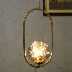 Fairy Capsule Brass Hanging Light