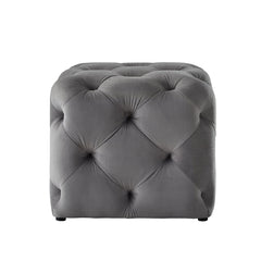 Square Tufted Velvet Ottaman/Poufee Stool